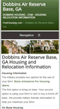 Mobile Screenshot of dobbinshousing.com